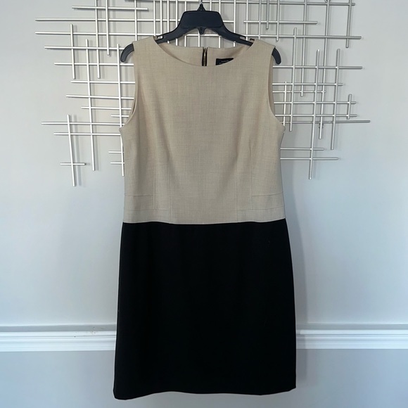 Tahari ASL Dresses & Skirts - Tahari ASL Beige and Black Dress EUC Size 16